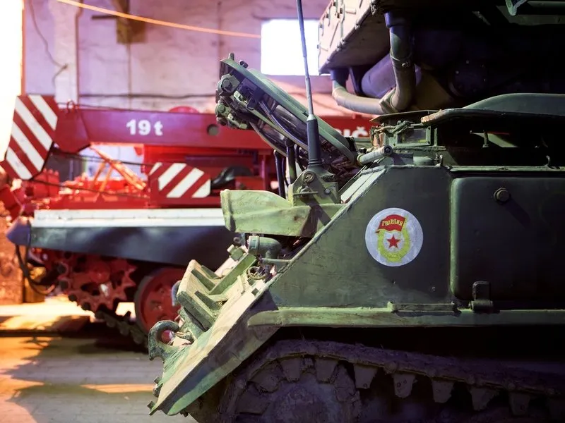 Řízení obrněného bojového tanku T-55