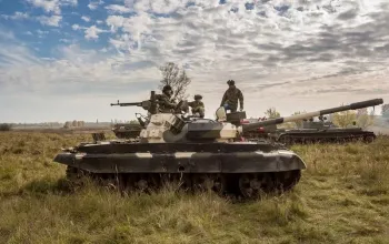 Řízení obrněného bojového tanku T-55
