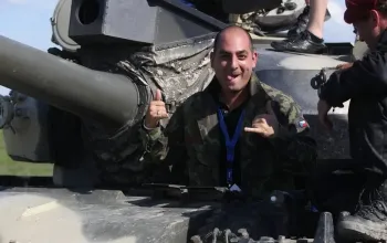 Řízení obrněného bojového tanku T-55