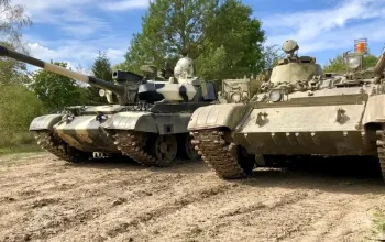 Řízení obrněného bojového tanku T-55