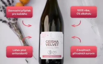 Nealkoholický šumivý nápoj Geisha Velvet