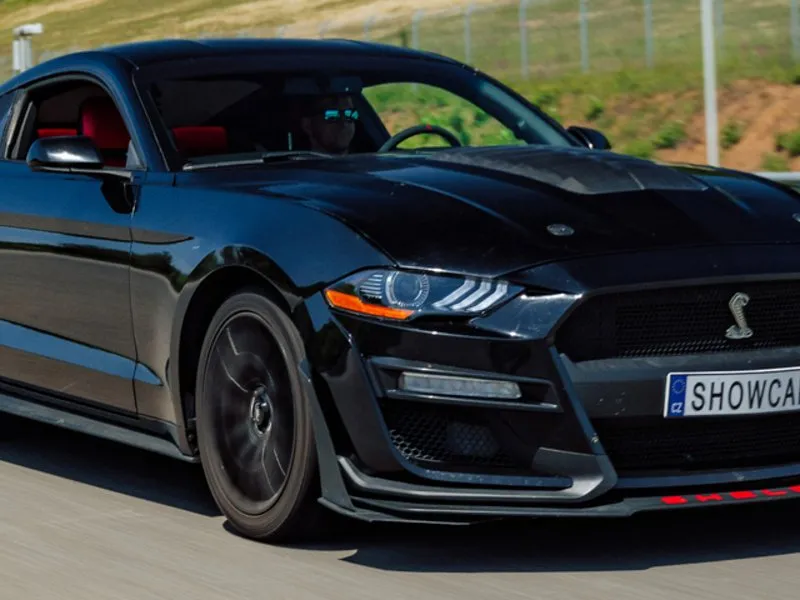 Mustang GT SHELBY na okruhu Most v plné síle