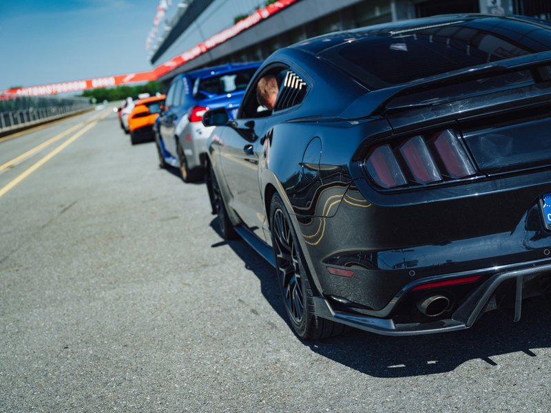 Mustang GT SHELBY na okruhu Most v plné síle