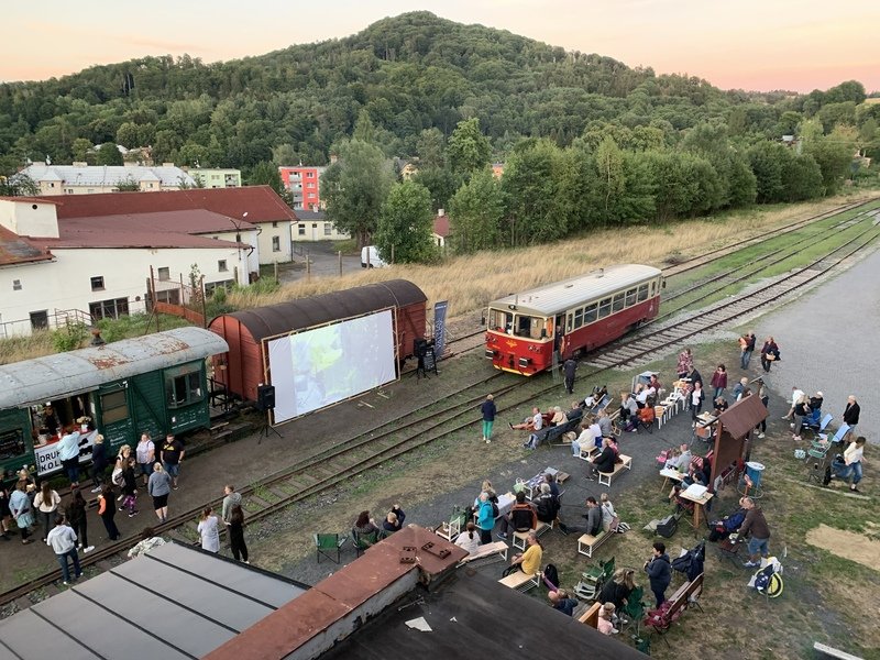 Soukromá jízda motoráčkem z Děčína na Šenovku