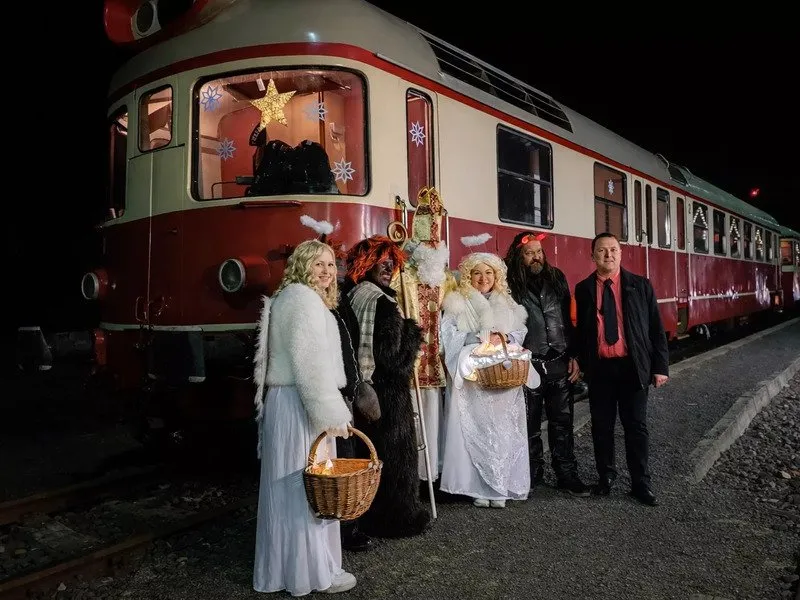 Mikulášská jízda zvláštním vlakem z Prahy