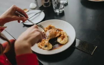 Degustační menu a let vrtulníkem v MG restauraci