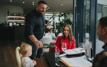 Degustační menu a let vrtulníkem v MG restauraci