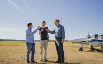 Pobyt na letišti s degustační večeří pro dva