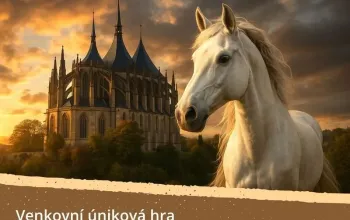 Přízrak z kláštera: Venkovní úniková hra Přízrak z kláštera: Venkovní úniková hra – dárek a zážitek