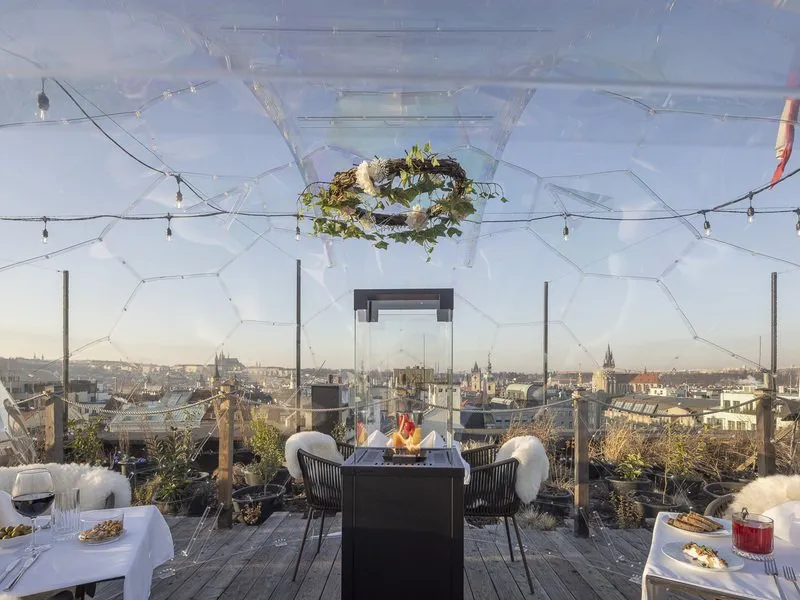 Dárkový voucher do rooftop restaurace v centru Prahy