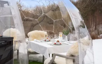 Zážitkové menu v iglú s výhledem na Krušné hory Zážitkové menu v iglú s výhledem na Krušné hory – dárek a zážitek