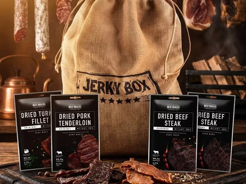 Dárkový pytel plný jerky: sušený steak