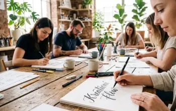Workshop moderní kaligrafie: Kreativní odpočinek v Praze Workshop moderní kaligrafie: Kreativní odpočinek v Praze – dárek a zážitek