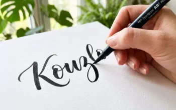 Workshop moderní kaligrafie: Kreativní odpočinek v Praze