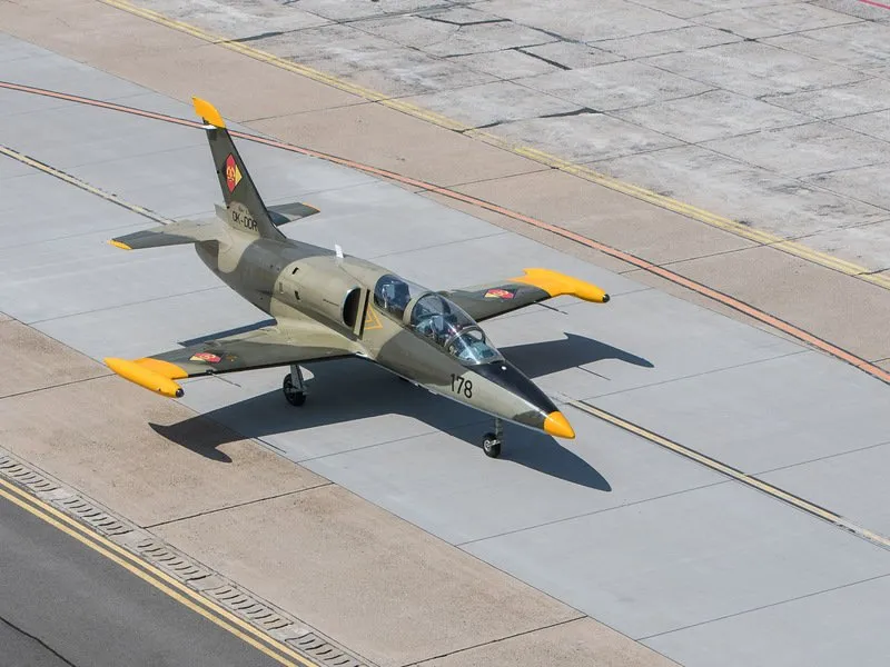 Let stíhačkou L-39 Albatros