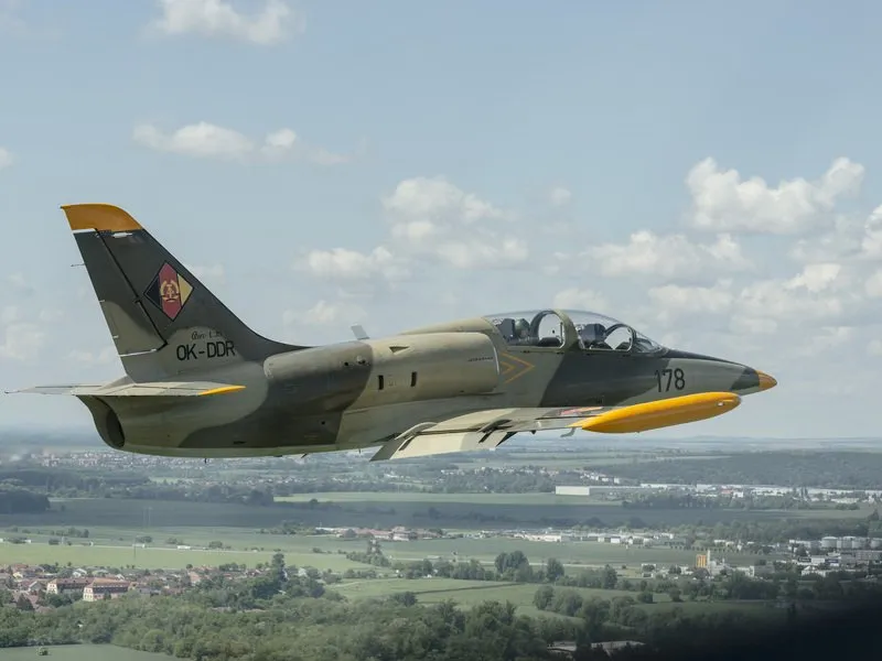Let stíhačkou L-39 Albatros