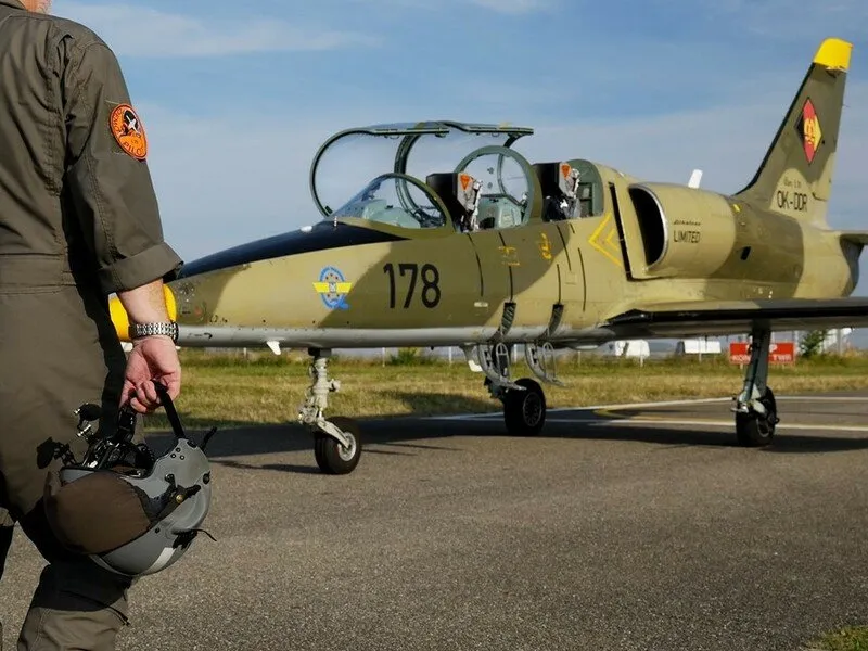 Let stíhačkou L-39 Albatros