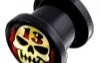 Šroubovací akrylátový plug do ucha - PL01080-10L