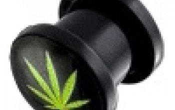 Šroubovací akrylátový plug do ucha - PL01080-10L