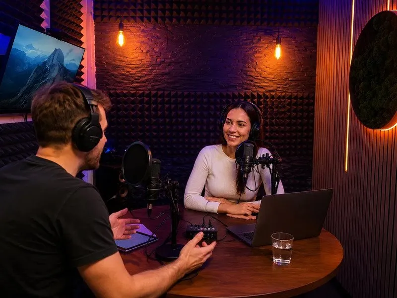 Nahrajte si vlastní podcast v profesionálním studiu