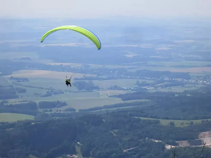 Tandem paragliding po celé ČR jako dárek