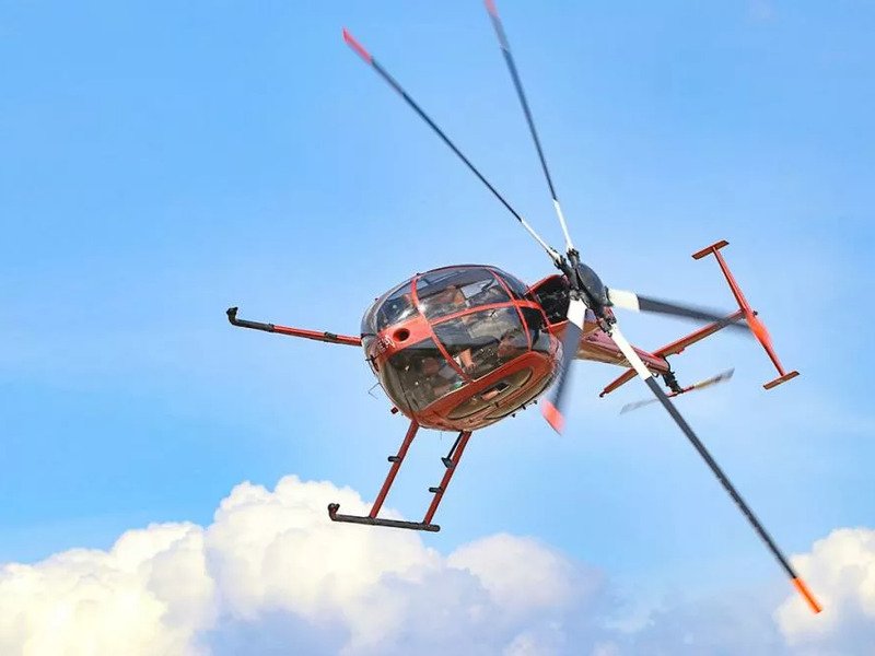 Adrenalinový let vrtulníkem