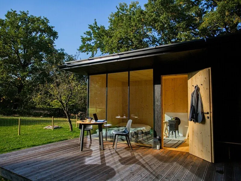 Ubytování: Tiny house s vlastní saunou