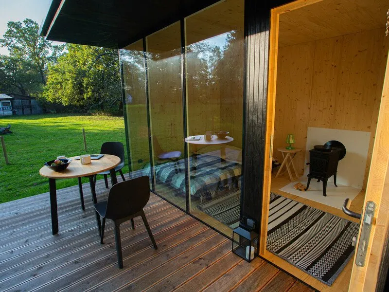 Ubytování: Tiny house s vlastní saunou