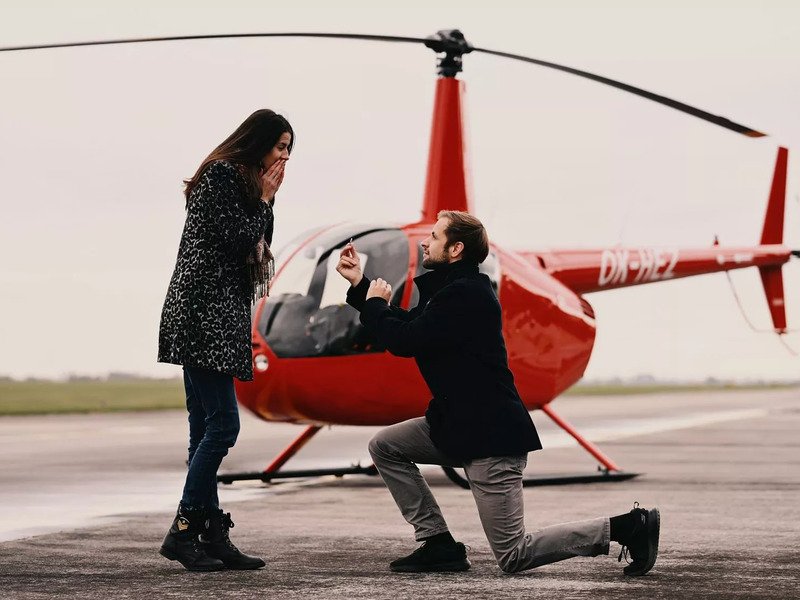Romantický let vrtulníkem pro 2