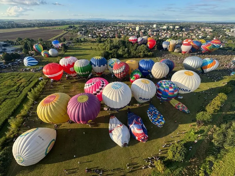 Let balónem během Slovak Balloon Cup 2026