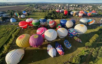 Let balónem během Slovak Balloon Cup 2026