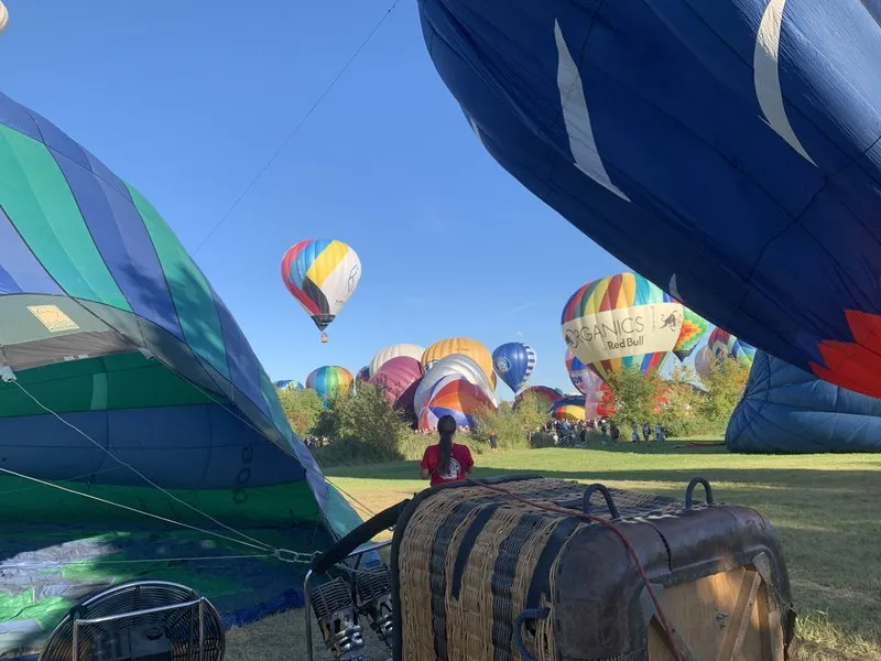 Let balónem během Slovak Balloon Cup 2026