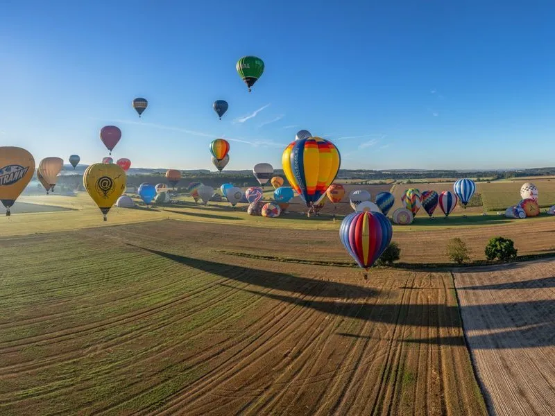 Let balónem během Slovak Balloon Cup 2026