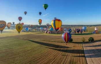 Let balónem během Slovak Balloon Cup 2026