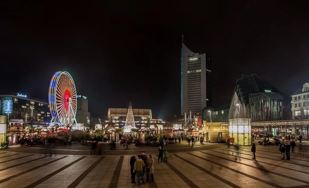 Adventní trhy v Lipsku