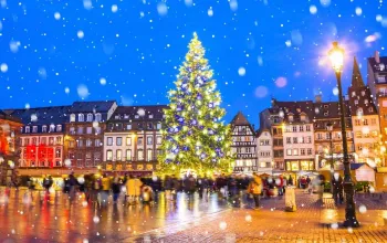 Adventní trhy ve francouzském Štrasburku