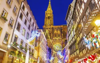 Adventní trhy ve francouzském Štrasburku