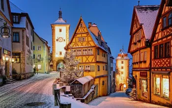Advent v bavorském Rothenburgu