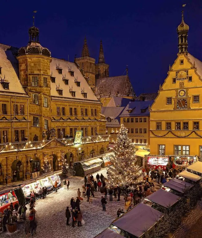 Advent v bavorském Rothenburgu