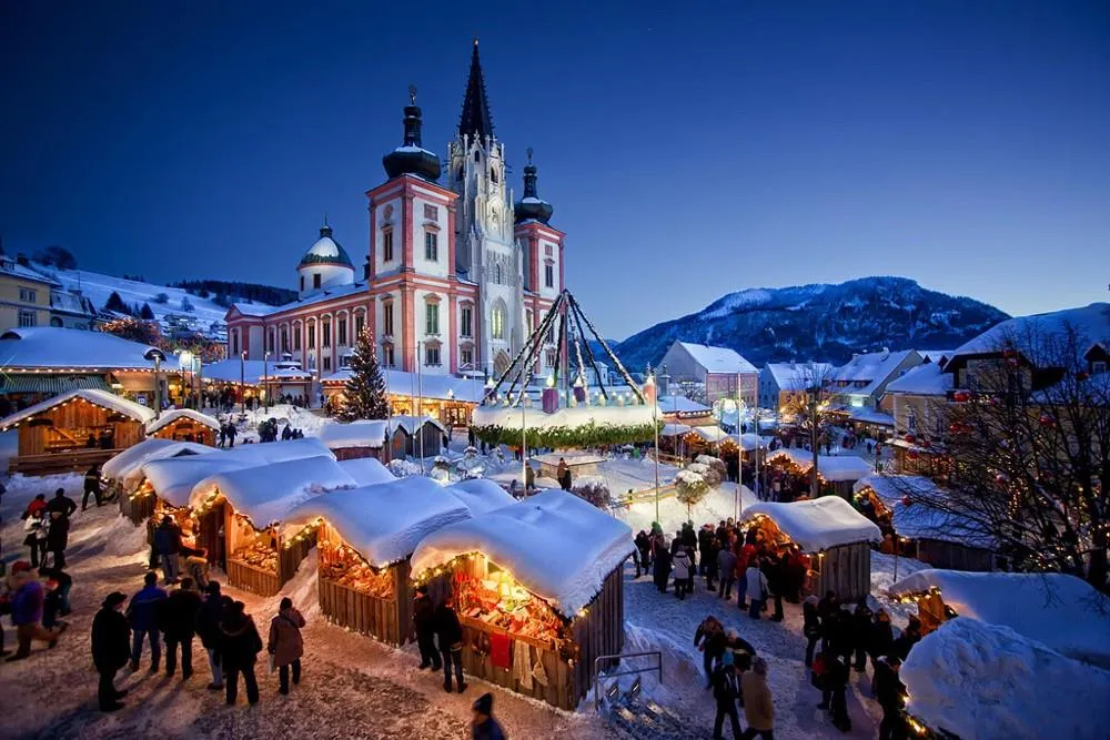Mariazell a průvod čertů