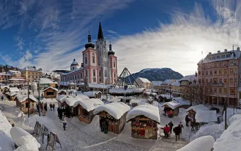 Mariazell a průvod čertů