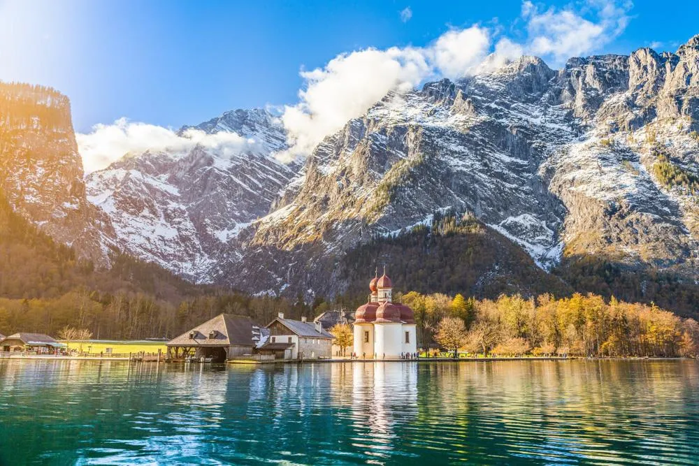 Orlí hnízdo a jezero Königssee