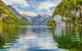 Orlí hnízdo a jezero Königssee