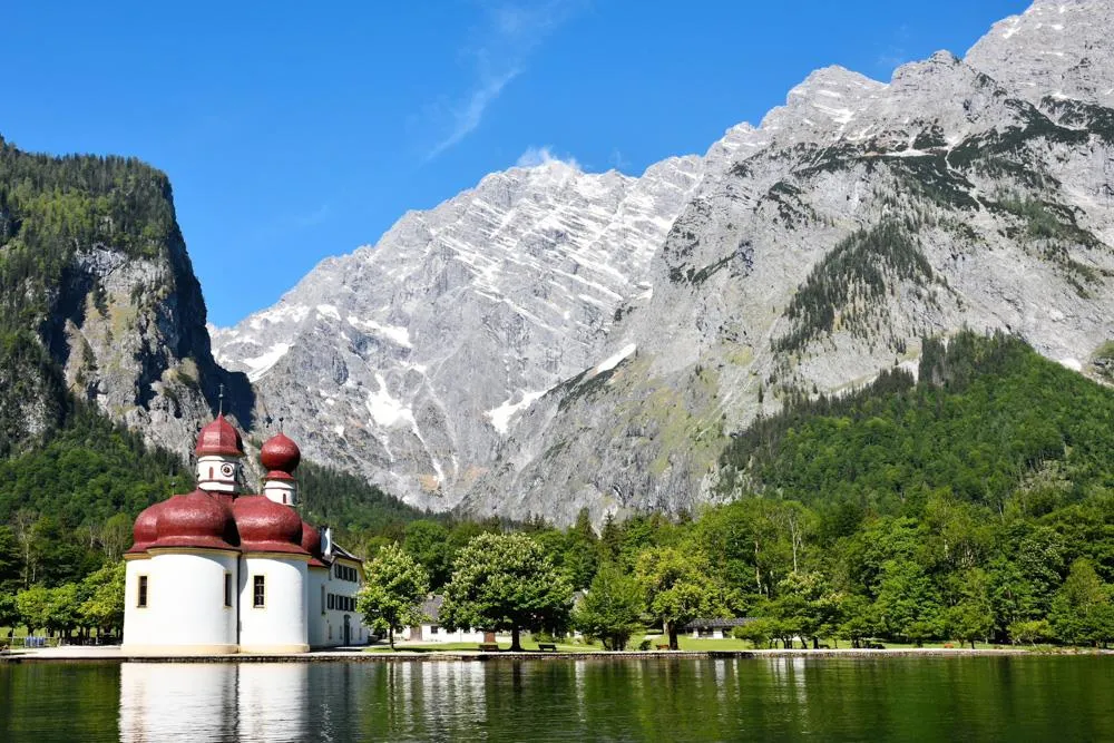 Orlí hnízdo a jezero Königssee