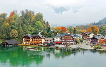 Orlí hnízdo a jezero Königssee
