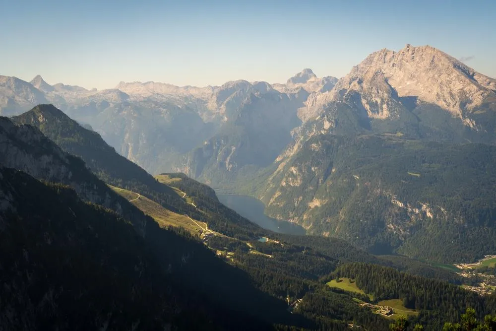 Orlí hnízdo a jezero Königssee