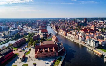 Polské Trojměstí a písečná kosa Hel