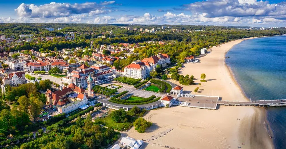 Polské Trojměstí a písečná kosa Hel