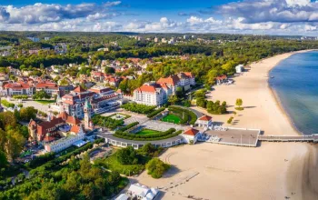 Polské Trojměstí a písečná kosa Hel