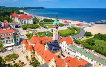 Polské Trojměstí a písečná kosa Hel